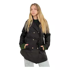 Customs Ba Trench Pilotos Mujer Impermeables Rompeviento A