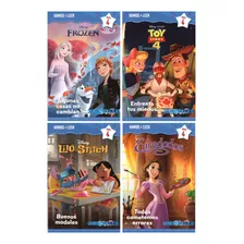 Vamos A Leer Con Disney Nivel 4, 7-8 Años, Frozen, Enredados