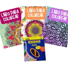 Pack Libros Mandalas Para Pintar