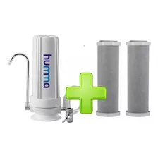 Filtro Purificador Agua Sobremesada Elimina Cloro + Repuesto