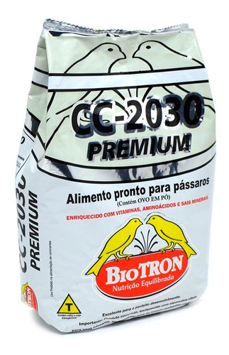Cc 2030 Premium 1kg - Biotron - Farinhada Para Aves