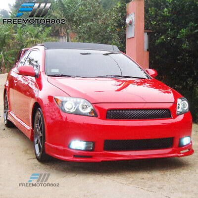 Fits 04-10 Scion Tc Mugen Style Pu Front Bumper Lip Chin Zzg Foto 3