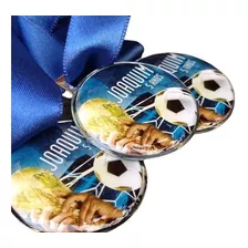 Medalha Personalizada De Metal Resinada G- Kit Com 30