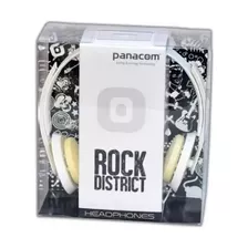 Auriculares Panacom Rock District Hp-9583 Blanco