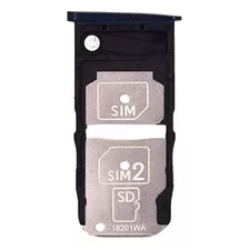 Bandeja Porta Sim Sd Motorola Moto Z3 Play Dual Sim Negra