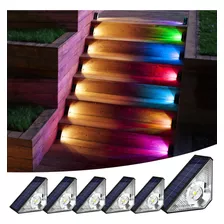 Jackyled Luces Solares Impermeables, Calidas Y De 7 Colores 