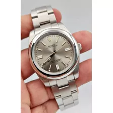 Reloj Rol Oyster Perpe Gris/dorado 40 Mm Automatico