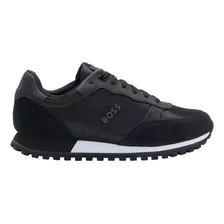 Tenis Hugo Boss Parkour Runn Negros Para Hombre Originales