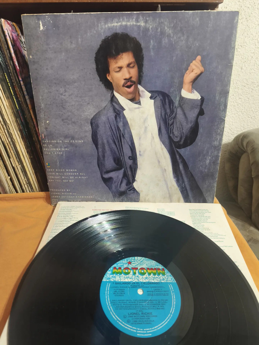 Lionel Richie - Dancing On The Ceiling - vinilo 1986