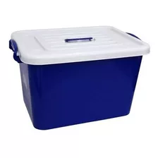 Caja Organizadora Con Ruedas Y Tapa 55 Lt