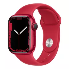 Apple Watch Series 7 41mm Red Aluminum Mkn23ll/a _ap