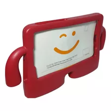 Capa Tablet Borracha Infantil Tab A T387 Tab4 T330 Tabe T377 Cor Vermelha