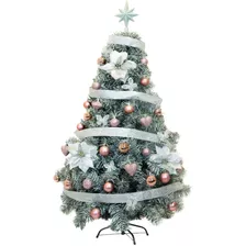 Árbolito Navidad Canadian Luxe 1,50 + Kit 48 Sheshu