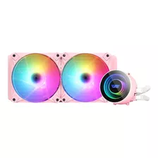 Fan Cooler Refrigeracion Liquida Darkflash Dx240 Rosa Blanca