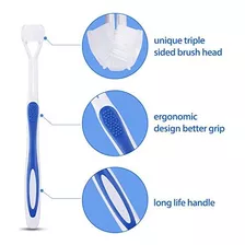 2 Cepillos De Dientes De 3 Caras Para Autismo, Cepillo De Di