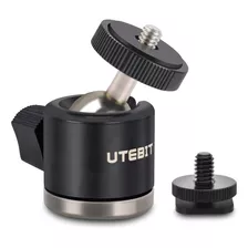 Utebit Mini Cabeza De Trípode Con Adaptador De Zapata Cali.