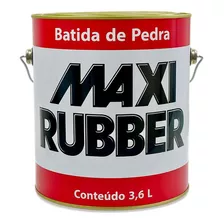 Maxi Rubber - Batida De Pedra Preto - 3,6l