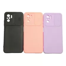 Carcasa Para Xiaomi Note 10 Cubre Camara Silicona