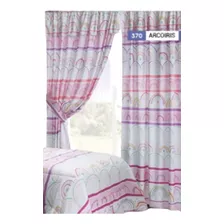 Juego De Cortinas Jean Cartier 2 Paños Linea Infantil