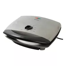 Parrila Electrica Doble Grill Atma Antiadherente Gris Mg