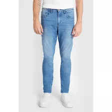 Calça Jeans Skinny Flex And Dry Média Azul Medio