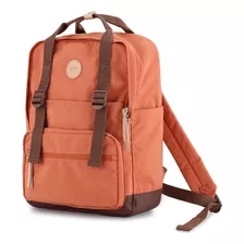 Himawari - Mochila Escolar O De Viaje Porta Laptop - Naranja