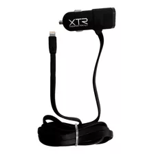 Cabo Carregador Veicular X-trax 1.5m Para Apple Preto