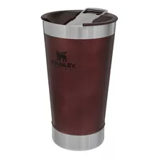 Copo Térmico Stanley Com Tampa Cor Wine Red (vermelho) 473ml