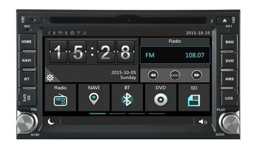 Estereo Hyundai Dvd Gps Touch Hd Bluetooth Radio Usb Sd Foto 2