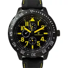 Smith & Wesson Reloj Calibrador Para Hombre, Amarillo 5atm, 