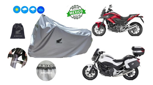 Funda Afelpada Para Moto Honda Nc700x 750x 100% Impermeable! Foto 2