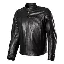 Chaqueta De Cuero Para Moto. Protecciones, Forro Desmontable