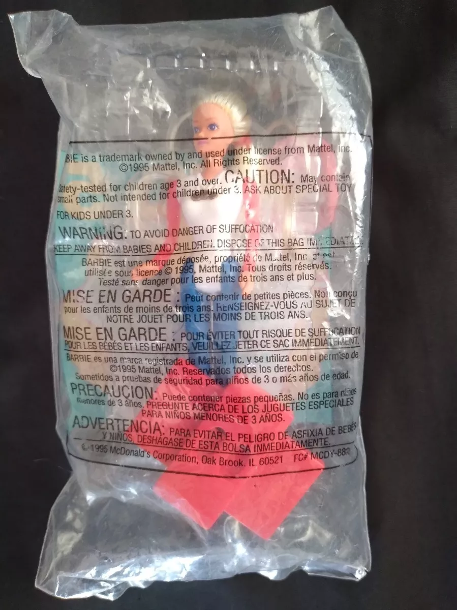  Figura De Barbie Mc Donald's Jjoo Atlanta 1996 Sellada