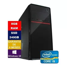 Pc Cpu Intel Core I5 +ssd 240gb, 8gb+video 2gb Rede 100/1000