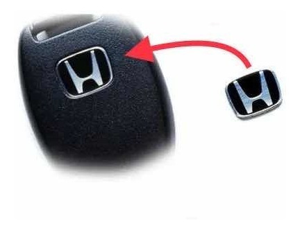 Emblema Honda Negro Pilot 2004 2012 Control Alarma 1 Pza Foto 2