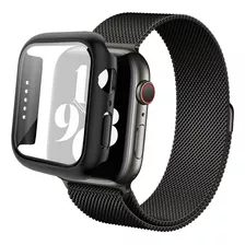 Correa Metalica + Carcasa Para Apple Watch Serie8/7/6/5/4/se