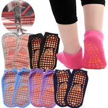 Pack De 6 Calcetines De Yoga Halter Antideslizantes