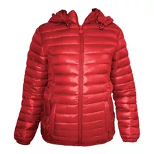 Campera Mujer Ultra Liviana Capucha Desmontable