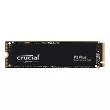 Ssd Crucial P3 Plus 500gb Nvme M.2 2280 - Ct500p3pssd8 Cor Preto