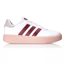 Tênis Feminino adidas Court Plataforma Cor Cloud White/shadow Red/wonder Beige - Adulto 36 Br