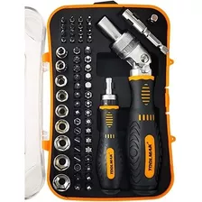 Set D/destornilladores Toolmak 61 En 1 C/estuche - Orange