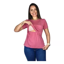 Blusa Para Amamentação Cores Premium Gestante Amamentar