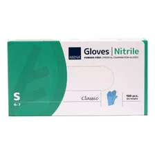 Abena Guantes Pequeos De Nitrilo, Puntas Texturizadas, Desec