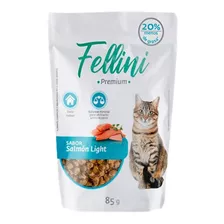 Sobre Gato Fellini Salmón Light 85gr. Np