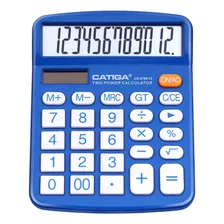Calculadora De Escritorio Catiga 12 Digitos Cd-2786 Azul