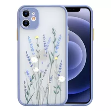 Carcasa Para iPhone 7 8 Se 11 12 Pro Max Diseño Flores