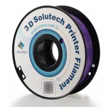Filamento Pla 3d Solutech Para Impresoras 3d, Color Mor Flm