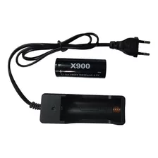 Carregador + Baterias X900 26650mah 4.2v 16800mah Saída Usb