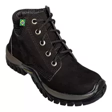 Botina Bota Adventure Masculina 100% Couro Butina Sapato