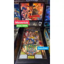 Flipper Pinball Maverick Data East Funcionando